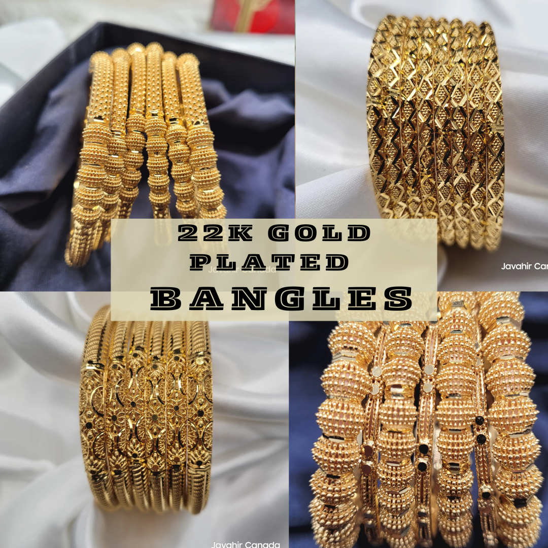 22K Gold Plated Bangles