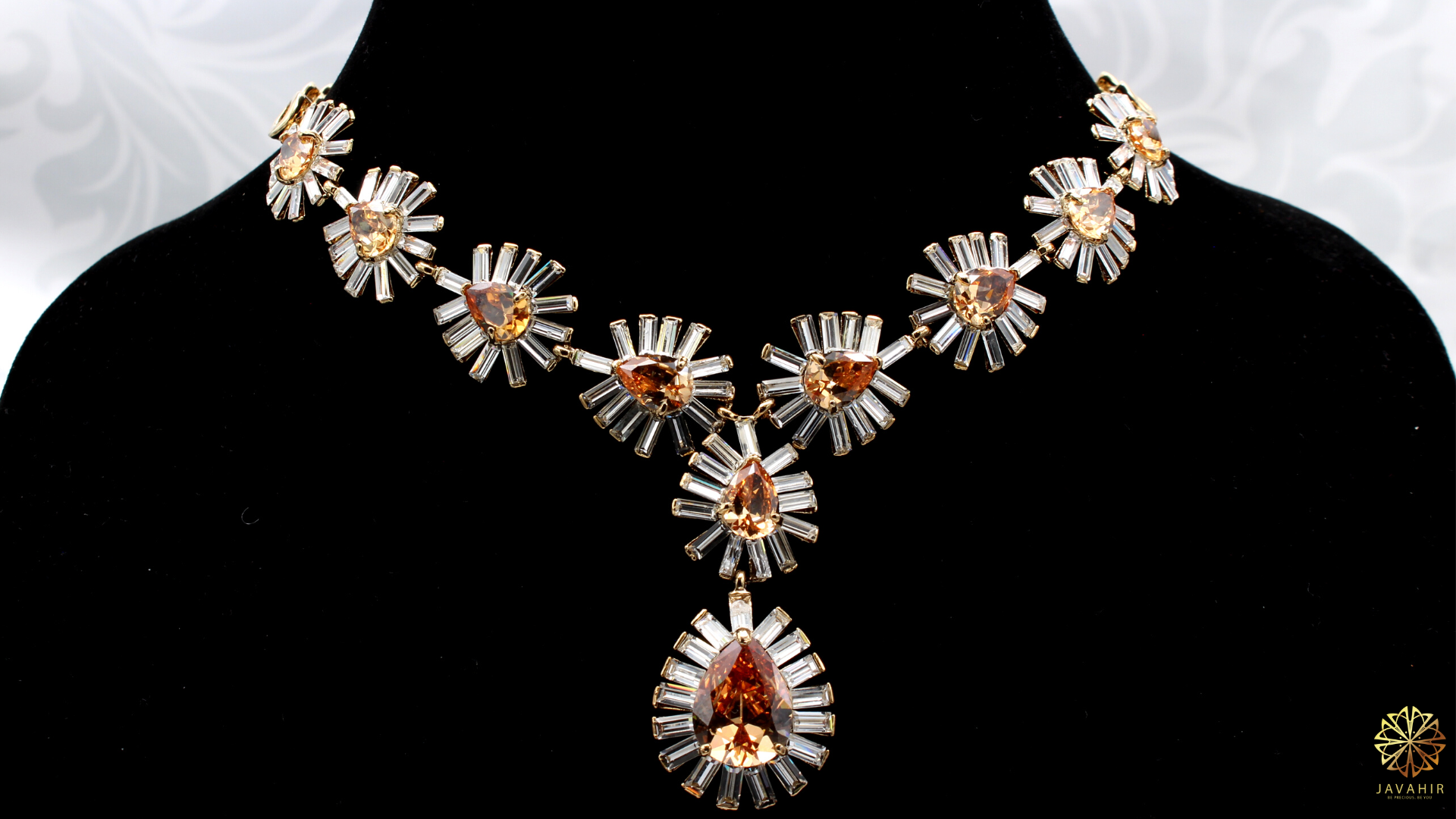 Champagne Star Necklace Set