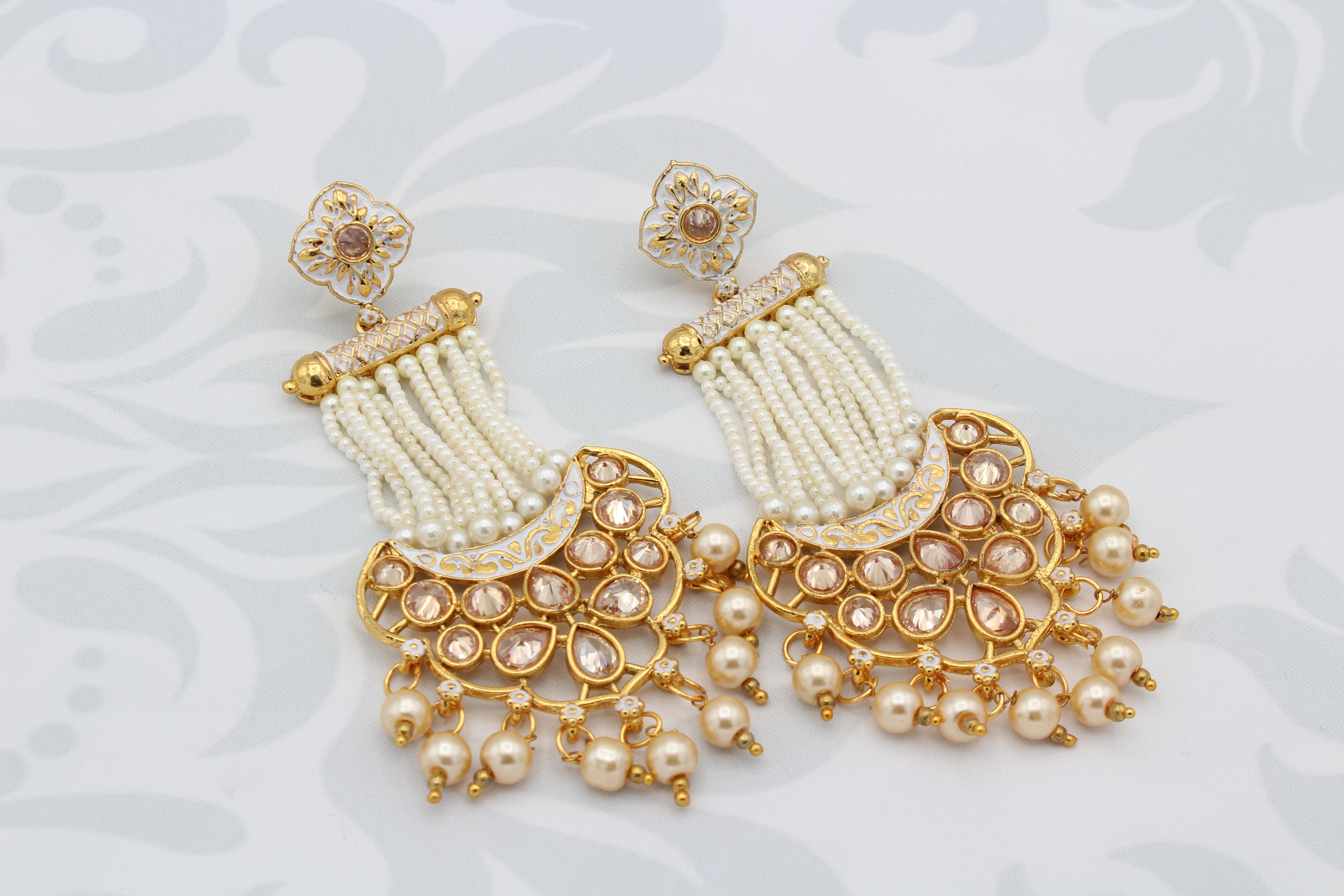 Pearl Curtain Earrings