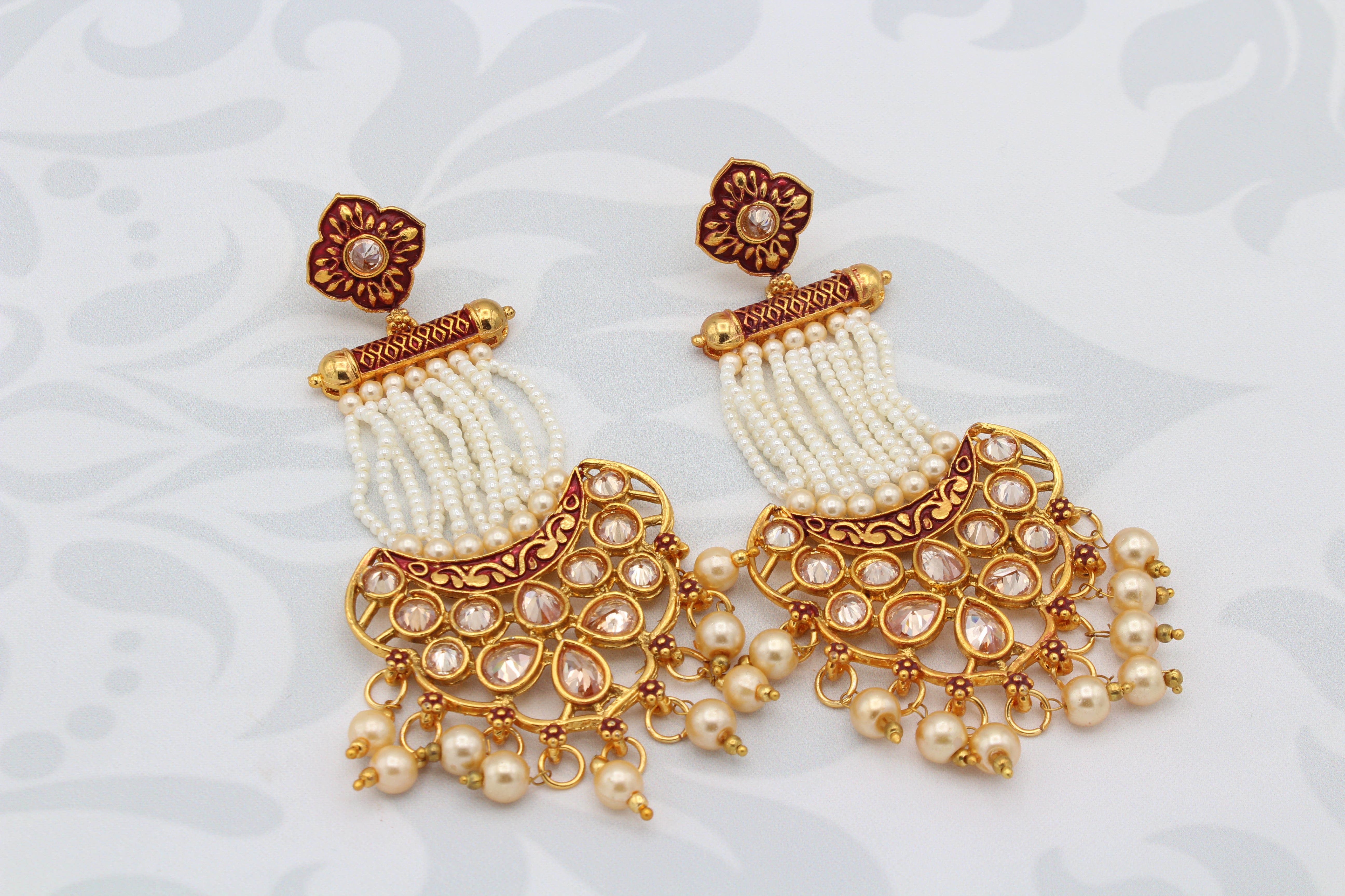 Pearl Curtain Earrings