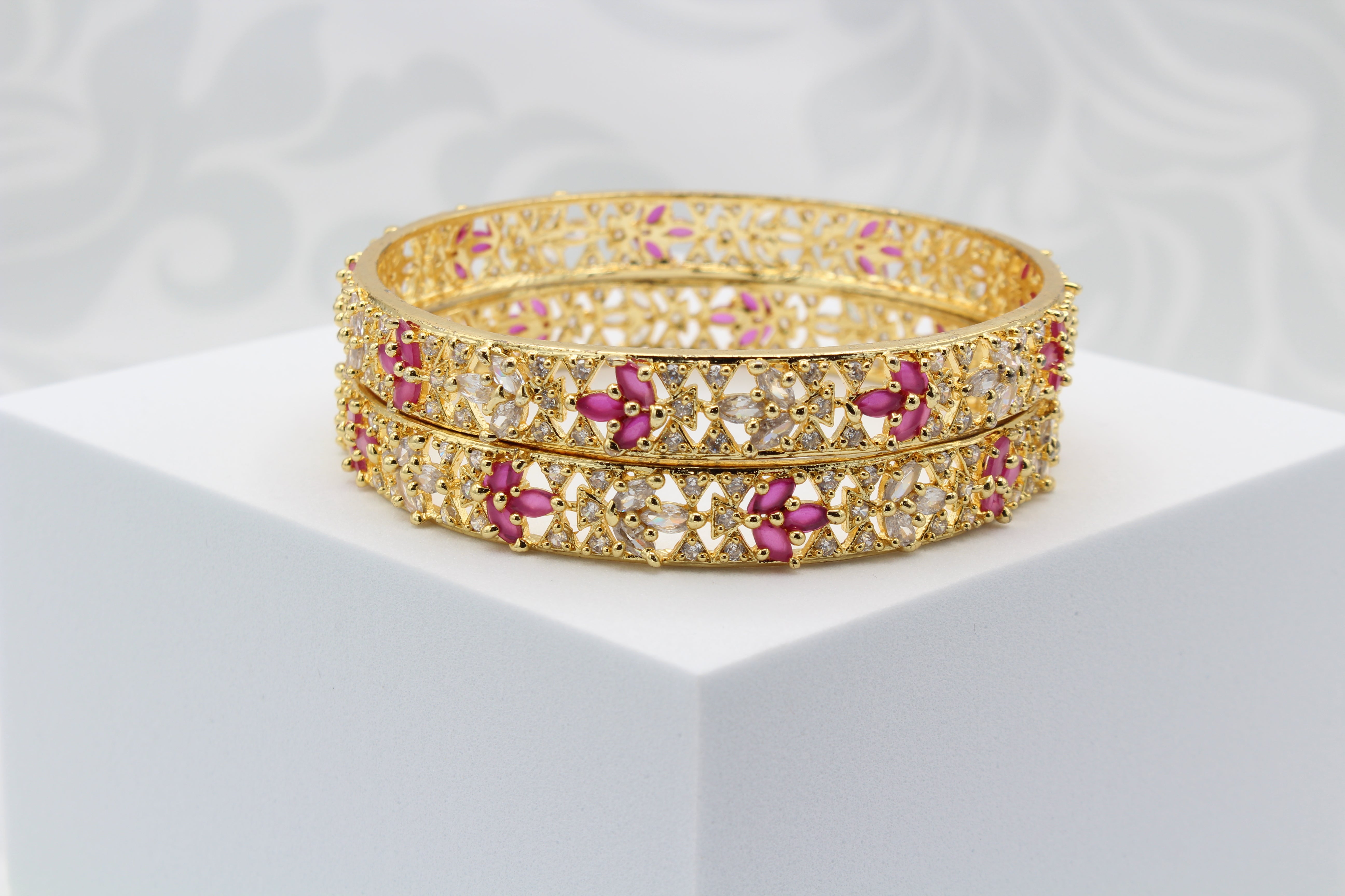 Ruby Clover Bangles