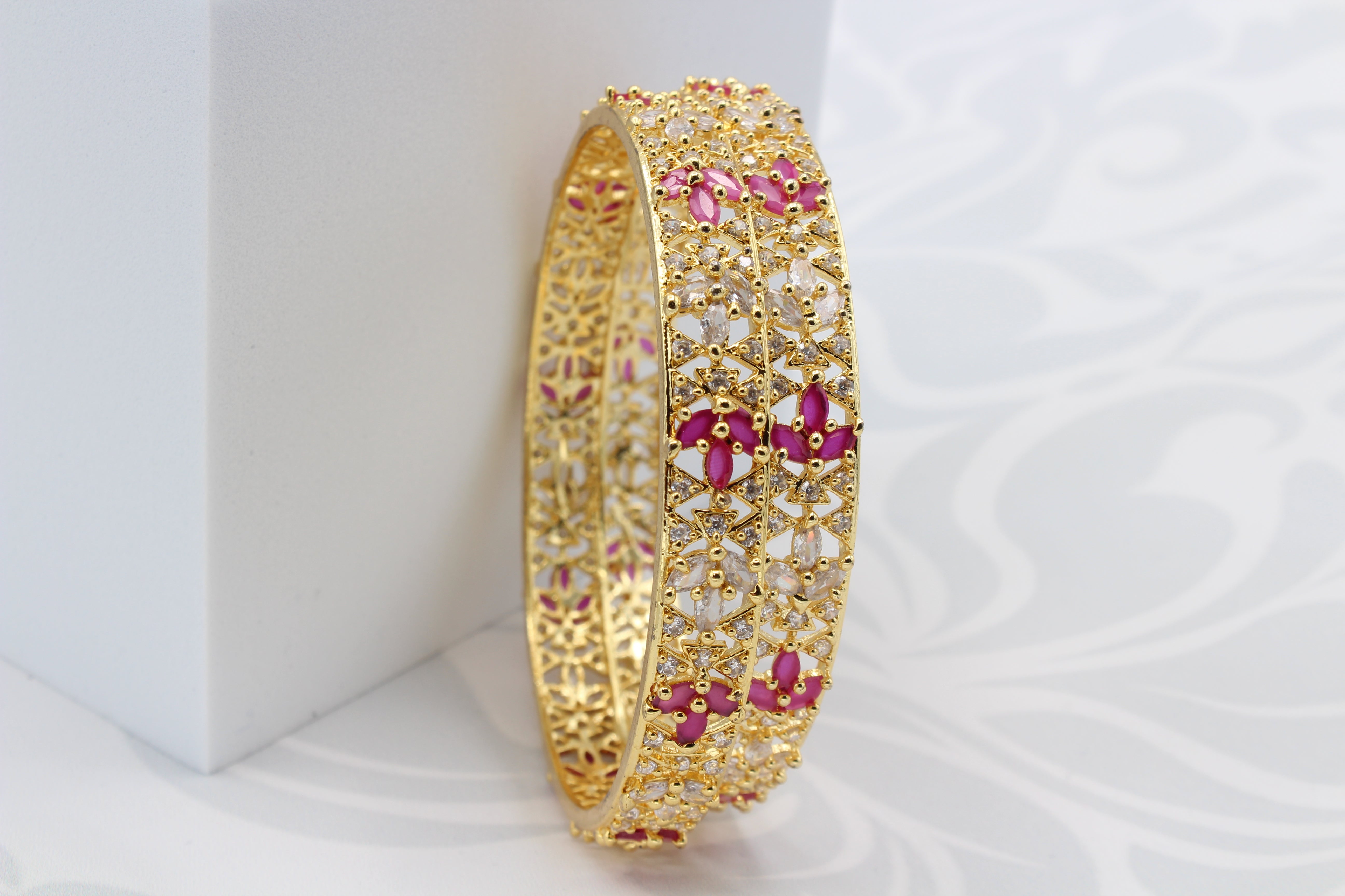 Ruby Clover Bangles