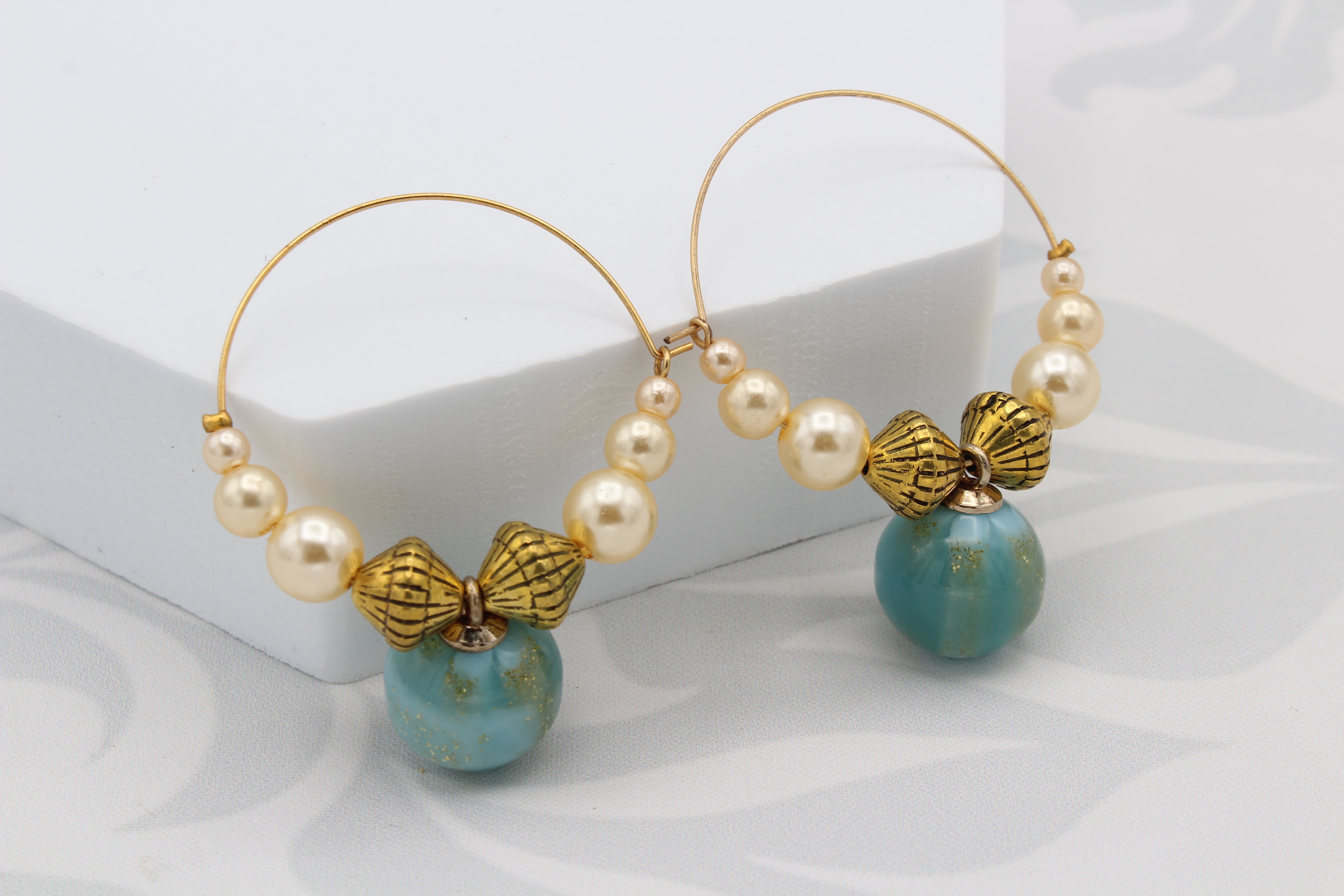 Glazed Apple Hoop Earring